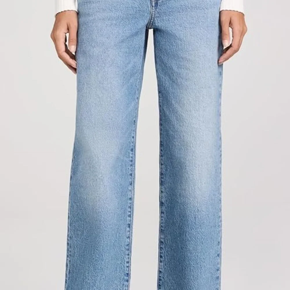 Madewell The Perfect Vintage Wide Leg Crop Jean - Size 26 - Enmore Wash - Picture 4 of 11